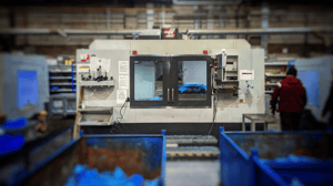 Haas CNC Machine using machine monitoring to measure productivity